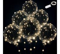 Light up led balloons (warm white-12 sets with battery)