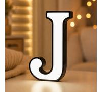 Light Up Letters, LED Alphabet Sign, Letter-J Lights