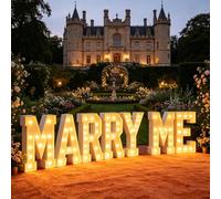 Light Up Letters, Romantic LED Proposal Decorations, Perfect for Engagement, Wedding, Valentine's Day, Party, Marriage Decor