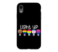 Light Up Light Bulbs African Americans LGBTQI Pride Month Case for iPhone XR