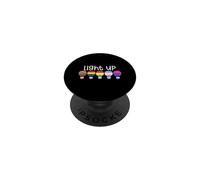 Light Up Light Bulbs African Americans LGBTQI Pride Month PopSockets Adhesive PopGrip
