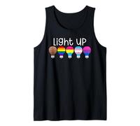 Light Up Light Bulbs African Americans LGBTQI Pride Month Tank Top
