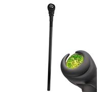 Light Up Maleficent Staff,Halloween LED Evil Wizard Wand Glowing Staff,Evil Wizard Wands Magic Witch Wands with Glowing Light Halloween Wands Cosplay Costume Props (Green)