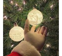 Light Up Moon Ball Personalised Photo Christmas Ornament Custom Photo 3D Printed LED Night Light Lamp Light Up Christmas Tree Ornaments Ball,for Kids,girls,boys,boyfriend