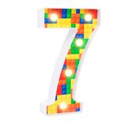 Light up Numbers 7, 8.5in Decorative Led Number Lights, for Birthday Party Wedding Anniversary Decor
