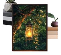 Light up Painting,3 Color LED Wall Art Painting - Three-Level Dimmable Art Lamp for Room Bedroom Home Birthday Housewarming Wedding Party
