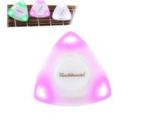 Light Up Plectrum,Light Up Guitar Pick,LED Glowing Guitar Pick,Ukulele Pick, Guitar Replacement Picks,Guitar Accessories Gifts for Guitar Lovers (Purple)