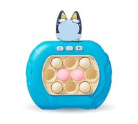 Light Up Pop it Game, Cartoon Quick Push Bubbles Game, Handheld Fast Speed Pushing Game, Electronic Poppet Game, Puzzle Game with 4 Game Modes Sensory Fidget Toy for Kids Adults Birthday Gift