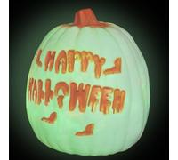 Light Up Pumpkins - Halloween Pumpkin Night Light with Creepy Sound - Waterproof Smart Sensing Ambient Lighting for Indoor Outdoor Holiday Fall Festival Party Yard Garden Lawn