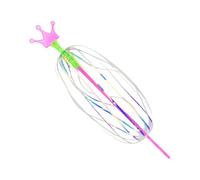 Light up Rainbow Twirler,Rainbow Magic Glowing Twirler Bubble Wand | Interactive Toys Rotating Stick Wand, Indoor Outdoor Games, Goodie Bag Stuffers