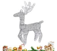 Light Up Reindeer - Glitter Festive Holiday Decoration - Lighted Deer Christmas Decorations,for Indoor Outdoor Front Yard Lawn Garden Porch