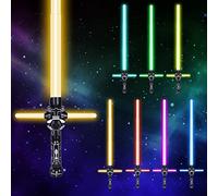 Light Up Saber with Sound, 7 Color Retractable Lightsaber for Kids, LED Light Saber Sword Toy for Boys Kids Teenagers Gift Halloween Dress Up Parties, Fashion Cosplay Toy for Adults