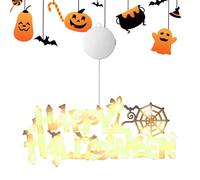 Light Up Sign - Happy Halloween Lighted Sign | Colourful Neon Light | Wall Decoration LED Signs for Haunted House, Party Props, Front Door Decor | Gaming Room Accessories, Cool for Teen Boys Gir