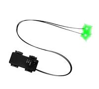 Light Up Skeleton Eyes - 7.5cm LED Glowing Eyes | Glowing Eyès For Skulls With Timer | 1 Pc LED Props Spooky Decorations For Indoor, Outdoor, Skeleton, Pumpkins, Tombstones, Halloween