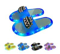 Light Up Sliders For Women,Summer Slides For Women,Led Glowing Slide,Cool Personalized Cartoon One-Band Slides,Comfortable Indoor And Outdoor Sandals,Party Wear,Casual Open Toe Sandal,Night Fun