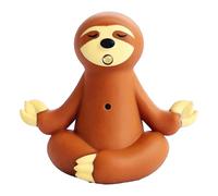 Light Up Sloth Keychain, Meditating Cartoon Keychain for Women Kids, ABS Material, Cute Fashion LED Sloth Pendant, Anime Style Car Key Ring, Animal Series Trinkets for Bag and Keys, 5.8x2.8x5.4cm