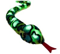 Light Up Snake Plush, Stuffed Animal Snakes with LED Night Lights, 41 inch Realistic Snake Toy for Practical Jokes, Christmas Halloween Birthday Festival(Green)