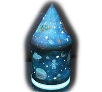 Light Up Space House 21cm Colour Changing LED Child Bedroom Nursery Fairy Lamp Decor