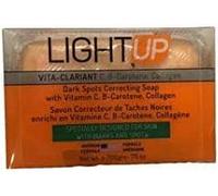 Light-up stain corrector soap enriched with vitamin C and B-carotene whitening, whitening and exfoliating soap. C is a soap that makes the skin smooth and shiny