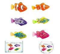 Light Up Swimming Fish Bath Toys, Sensors Activated Magic Glowing Toy with Light Function, Interactive Water Activated Toy for Toddlers, Fun Electric Fish for Bathtub, Pool & Summer Play (6PCS)