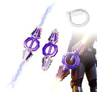 Light Up Sword, 2026 New Fire Spin Sword Double-Edged Lightsaber, Cool Cosplay Costume Party Decoration Birthday Gift, for Rave, Cosplay & Display