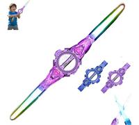 Light Up Sword for Adult Kids,Double-Headed Telescopic Expandable Light Swords Toy,7 L-ight Color Flaming Spinning Dual-Blade Lightsaber,for Christmas Cosplay Parties