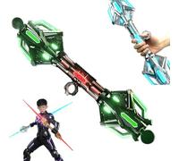 Light up Sword Saber, 24 Colors Retractable Light Swords, 2 in 1 Dueling Swords with Dynamic Sound Effects & Fingertip Rotation,Christmas Birthday Gifts for Kids Boys,Glowing Tools for Party Cosplay
