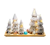 Light Up Tabletop Christmas Tree With Colorful Ornament For Home Window Display Party Gathering Fesitval Centerpiece Desktop Christmas Tree