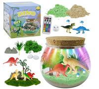 Light-Up Terrarium Kit Gifts for boys, Birthday Gift for kids Ages 4 5 6 7 8-12 Year Old，DIY Night Light Toys for Boys - Halloween, Christmas or New Year Gifts for Kids Aged 5-10. (dinosaur)