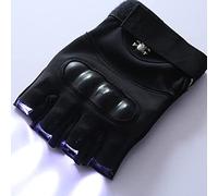 Light Up The Gloves , Led Gloves LED Flashlight Gloves LED Light Gloves Light Up Gloves LED Skeleton Gloves Light Up Hand Gloves Led Party Gloves LED Gloves (White)