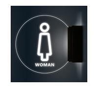 Light Up Toilet Sign,Ladies Mens Gents Women Acrylic LED,Restroom