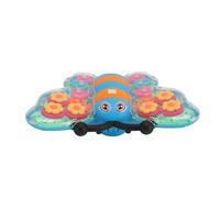 Light Up Transparent Gear Car with Omni Directional Movement for Toddlers, Interactive Play, Colorful Design, Safe ABS Plastic