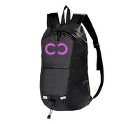 Light Up Travel Backpack, Dynamic Night Safety Rucksack, Compact Size for Cycling, Portable Day Pack with Led Detail, Outdoor Commuting Sports, Camping Biking Trekking Adventure Gear