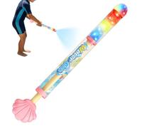 Light Up Water Squirter Toy - 70 Hole Multi Spray for Backyard Beach Pool Games | LED Illuminated Body, Outdoor Summer Water Play Toy for Kids Family Activities