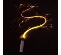 Light Up Whip - Accessories, Swivel Dancing Fiber Optic | Interesting Gift, Rotating Whip, Create Amazing Photos, 4 Variable Lighting Modes, 30 Dazzling Combinations, Comfortable Handle