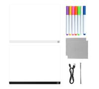 Light Up Writing Board, LED Art Panel for Children, Multi Colour Illumination with Touch Sensitive Activation & Durable Acrylic for Holiday, Doodle, Painting and Colouring Display