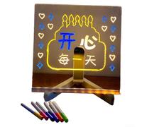 Light Up Your Imagination with This Portable Acrylic Writing Board Set Including Color Pens (2)