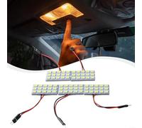 Light Up Your Journey 5pcs LED White Bulbs Designed for Car Interiors Works with For SMD Panels, For T10, BA9S