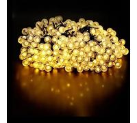 Light up your nights with the bubbly solar string lights.Enjoy a warm white glow in 2m + 10m style.Great for any occasion, transform your space!