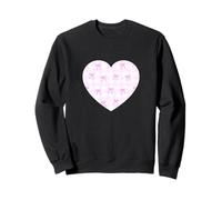 Light Violet Pink Coquette Ribbon Bow Gingham Cute Aesthetic Sweatshirt