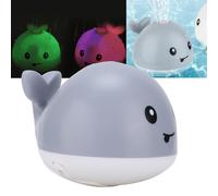 Light Water Toy Automatic Bath Whale Spray Toy Floating Pool Toy with Fluorescent Light for Kids Boys Girls