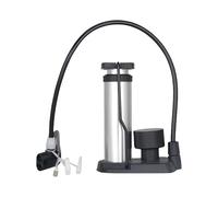 Light Weight Bicycles Tire Inflator Portable Electric Bicycles Air Pressure Gauge Pumps For Motorcycle Car Basketball High Pressure Portable Foot Step