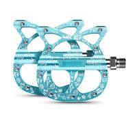 Light Weight Bike Platform Pedals 3 Seal Bearings Nonslip Bicycles For Mountain Cycling Road Enduring Aluminum Alloy Mountain Bearings Pedal