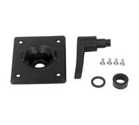 Light Weight Boats Rudder Control Part Rudder Steering Control Handle Base Large Small Gasket Square Bases For Kayak Easy Installation
