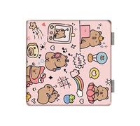 Light Weight Double Sided Mirrored Stylish Bear Themed Colorful Pocket Mirrored For Ladies And Kids Travel Folding