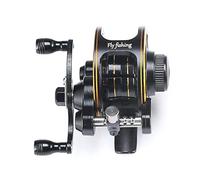 Light Weight Fly Fishing Reels Sound Hand Reels Metal Fishing Hand Wheel Driving Cart Wheel Accessories Fish Line
