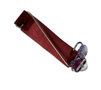 Light Weight Guitar Stabilizer Features Triple Suction Cups and Padded Leather for Secure Hold Leather Strap Guitar Holder