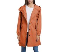 Light Weight Summer Jacket Ladies,Lightweight Waterproof Jacket Active Outdoor Trench Zipper Hiking Walking Cycling Quick Dry Rain Coats For Women Long Sleeve Ladies Raincoats With Hood Orange