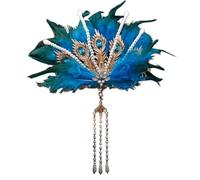 Light weight Tassels Headbands Delicate Feathered Headwear Bride Hairpiece for Weddings and Event