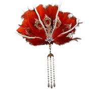Light Weight Tassels Headbands Delicate Feathered Headwear Bride Hairpiece For Weddings And Event